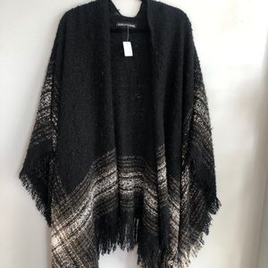 Charlotte Daniel One Size Shawl Sweater